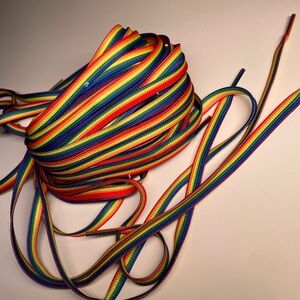 Rainbow shoelace lot